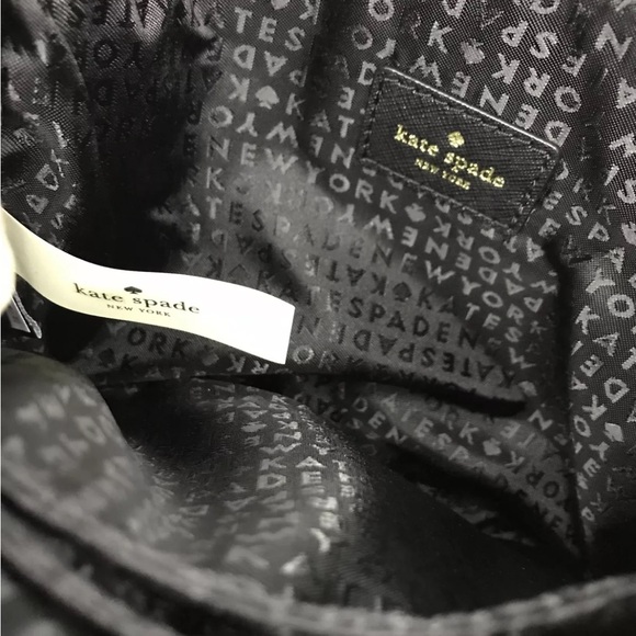 Collecteble Kate Spade Star Bright Owl Madelyne Handbag Crossbody Black Nylon - Picture 10 of 11